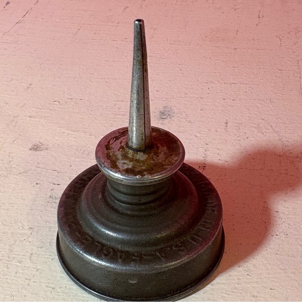Eagle Patent February 27 1923 Vintage Metal Oil Can Oiler Collectible Retro USA